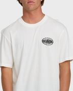 Nanda Ormond Burleigh Heads Premium Short Sleeve Cotton T-Shirt - Off White