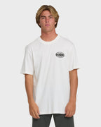Nanda Ormond Burleigh Heads Premium Short Sleeve Cotton T-Shirt - Off White