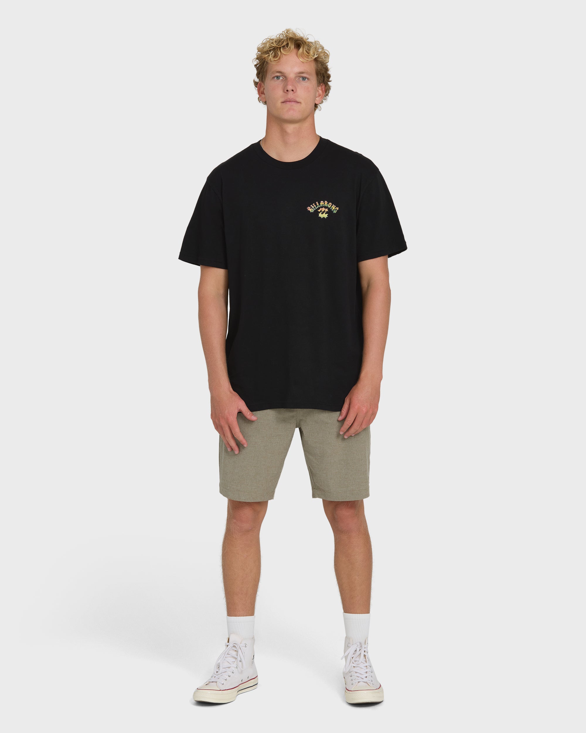 Nanda Ormond Occy Premium Short Sleeve Knit Graphic T-Shirt - Black