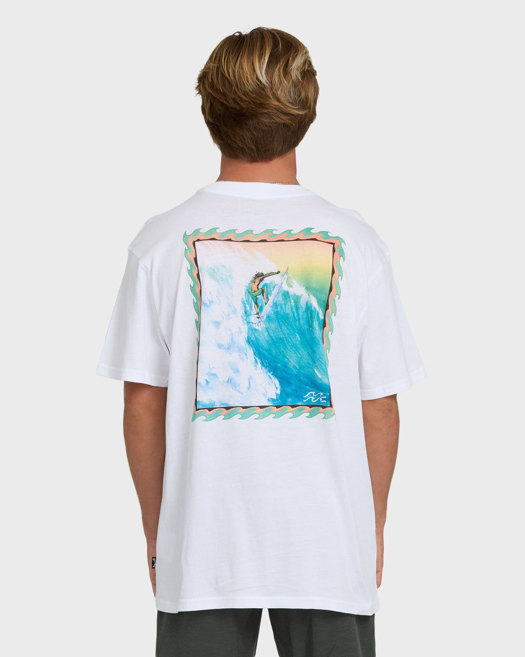 Nanda Ormond Occy Premium Short Sleeve Knit Graphic T-Shirt - White