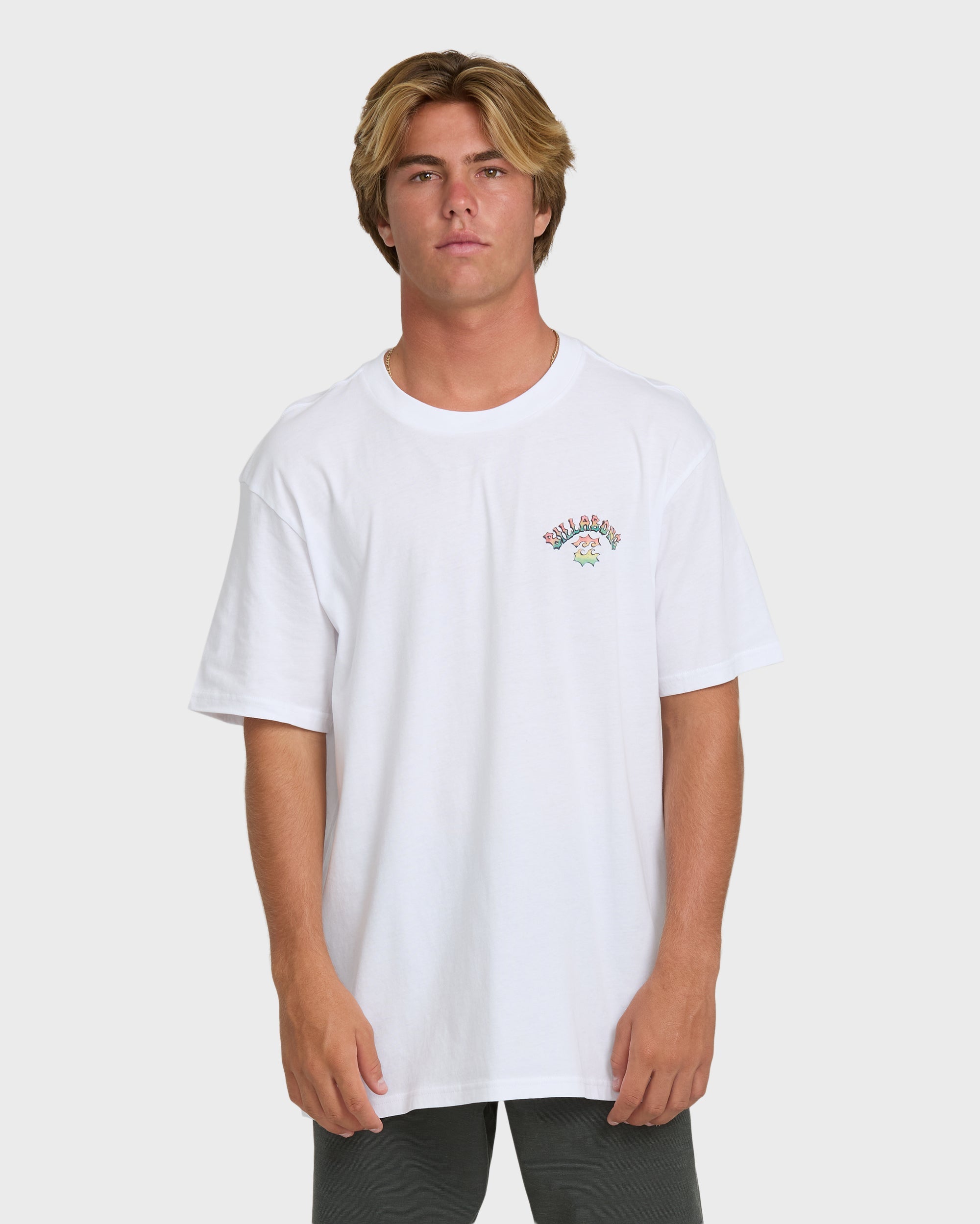 Nanda Ormond Occy Premium Short Sleeve Knit Graphic T-Shirt - White