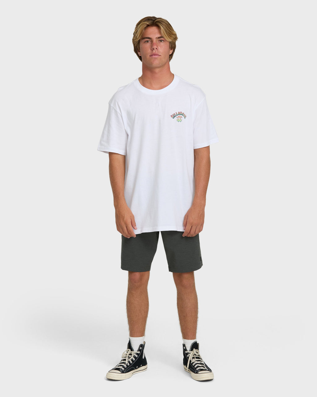 Nanda Ormond Occy Premium Short Sleeve Knit Graphic T-Shirt - White