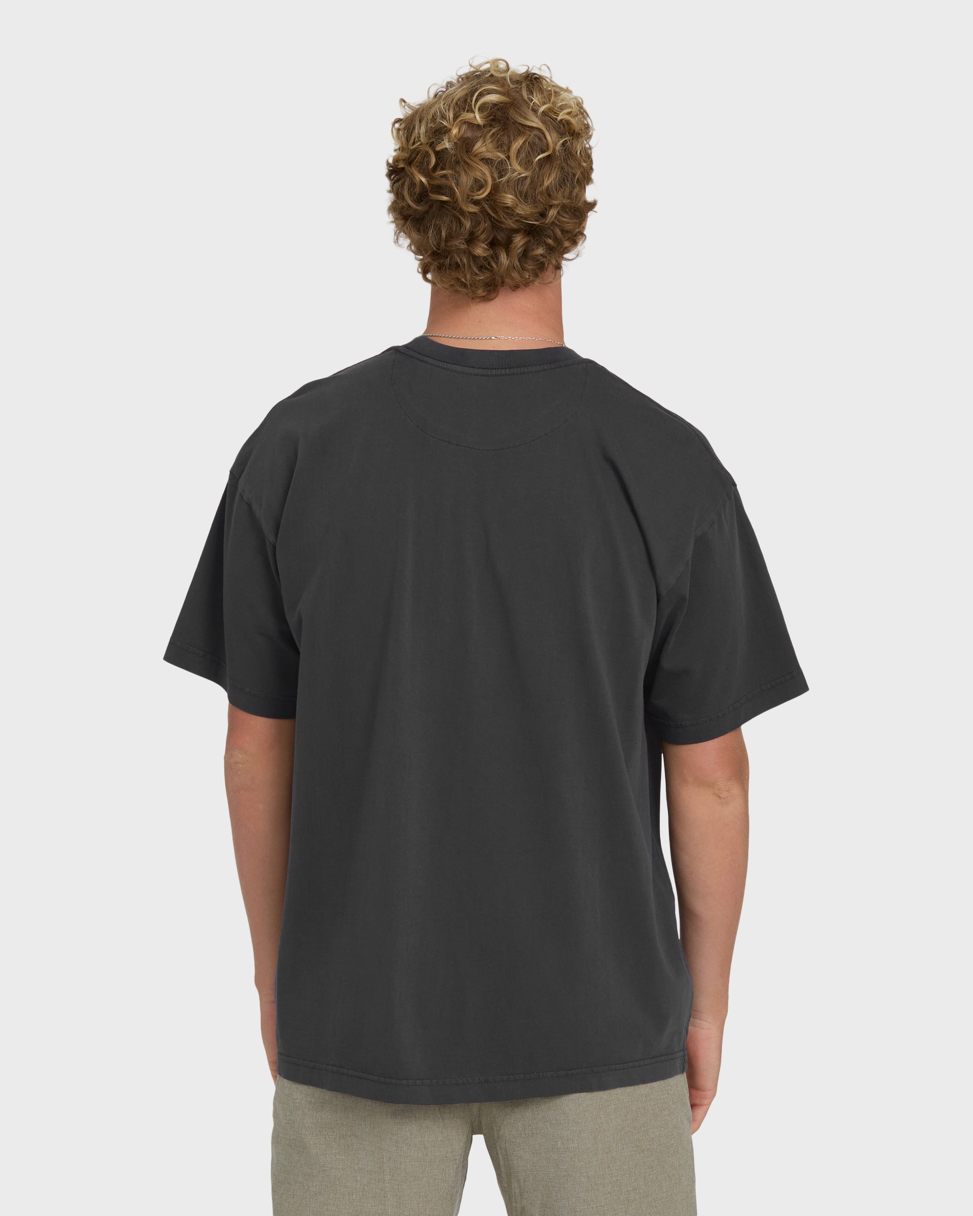Brunswick Garage Short Sleeve Knit T-Shirt - Washed Black
