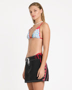 Lottie Hall Boardshort Skirt - Off Black