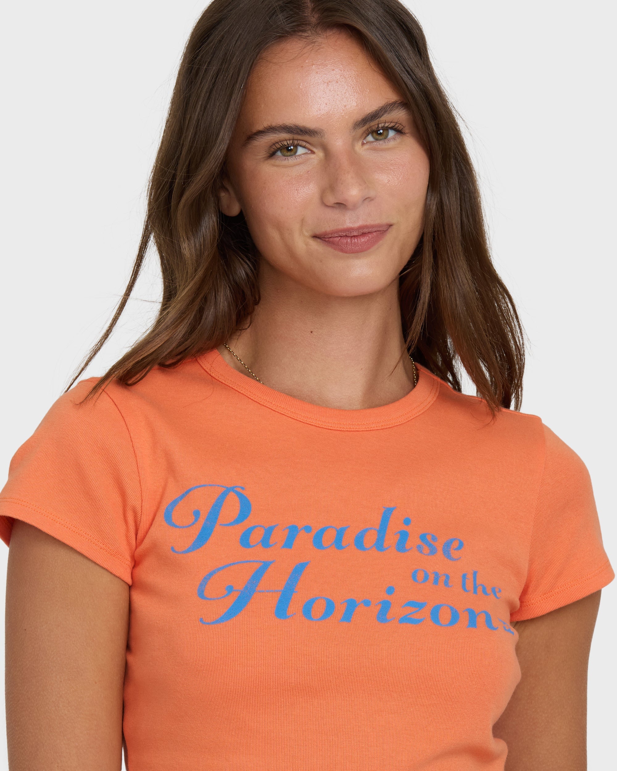 Paradise Horizon Short Sleeve T-Shirt - Saffron