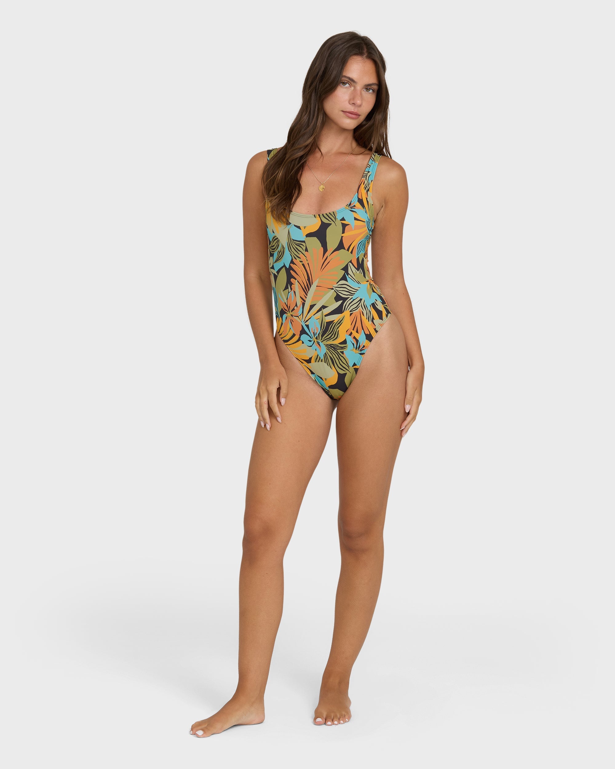 Des Tropiques One-piece Swimsuit - Black Multi