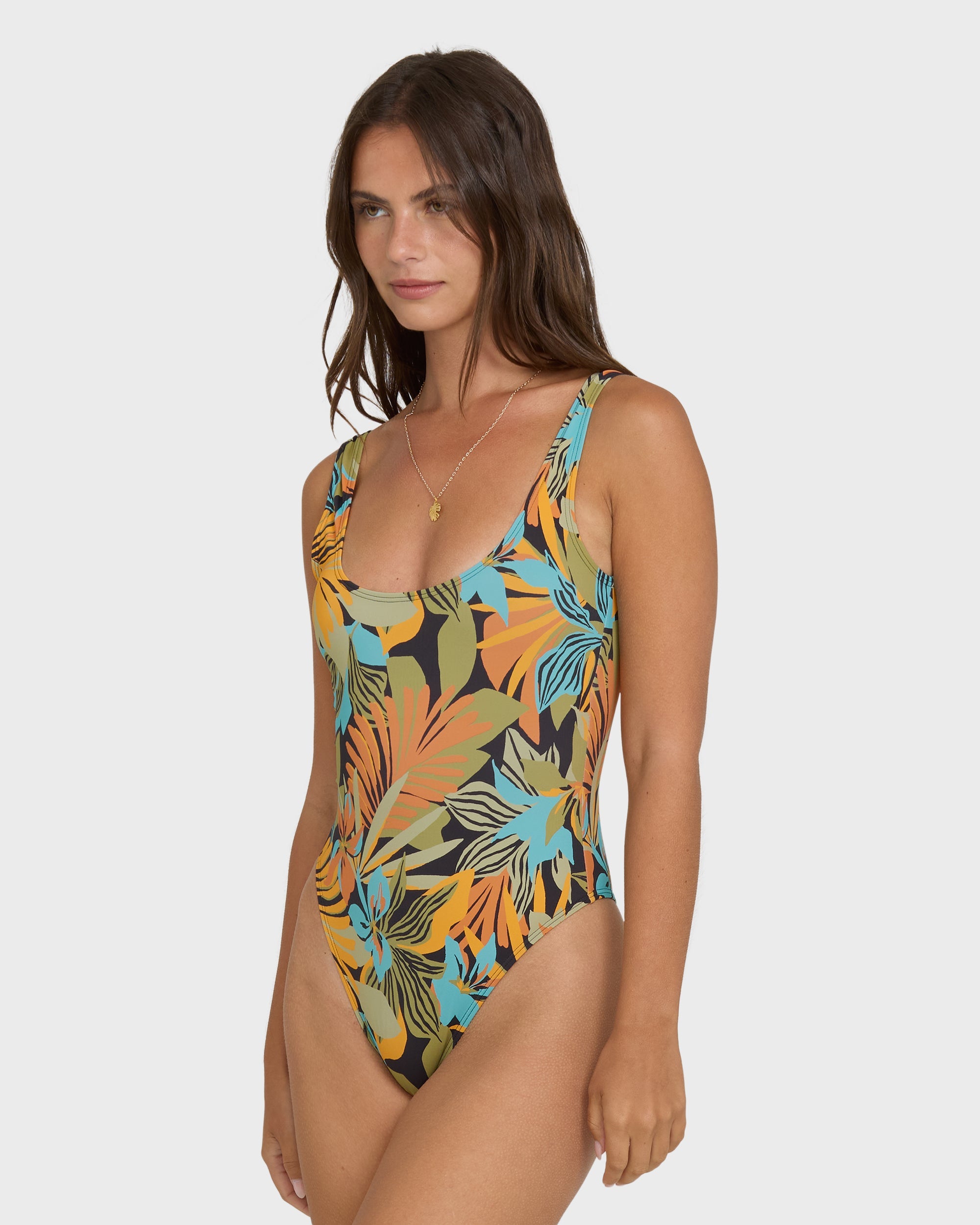 Des Tropiques One-piece Swimsuit - Black Multi