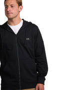 All Day Zip Front Hoodie - Black