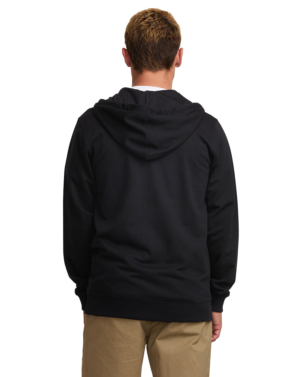 All Day Zip Front Hoodie - Black