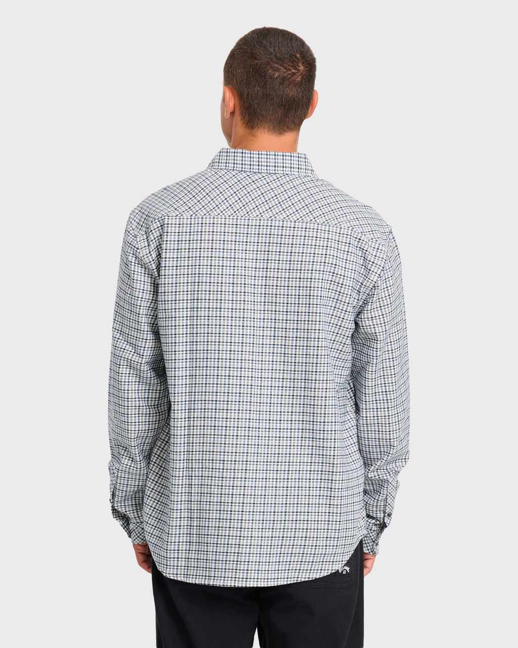 Coastline Long Sleeve Flannel Shirt - Off White