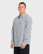 Coastline Long Sleeve Flannel Shirt - Off White