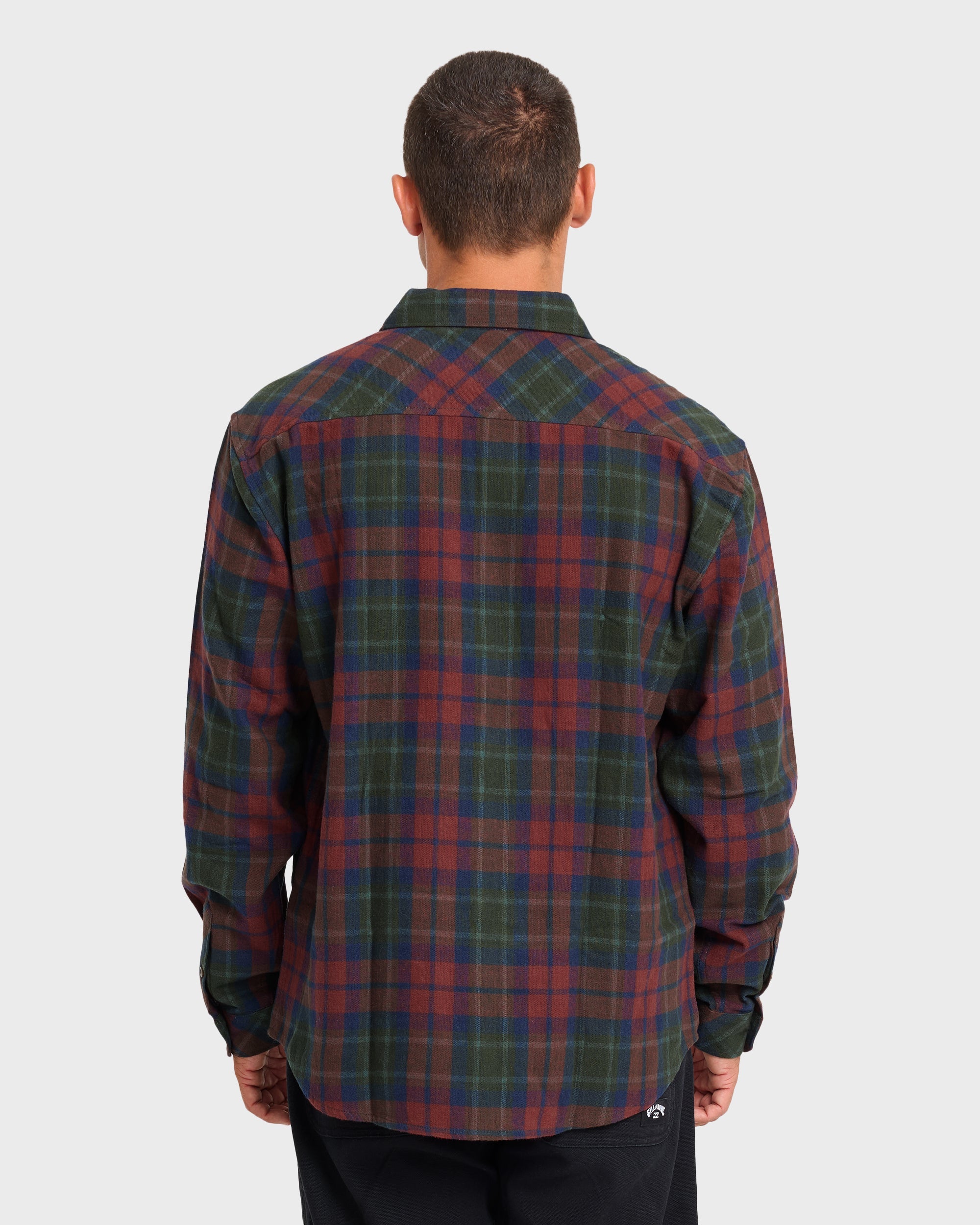 Coastline Long Sleeve Flannel Shirt - Tortoise Shell