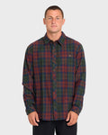 Coastline Long Sleeve Flannel Shirt - Tortoise Shell