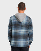 Baja Long Sleeve Flannel Shirt - Dark Denim