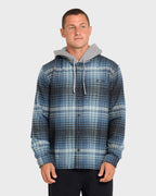Baja Long Sleeve Flannel Shirt - Dark Denim