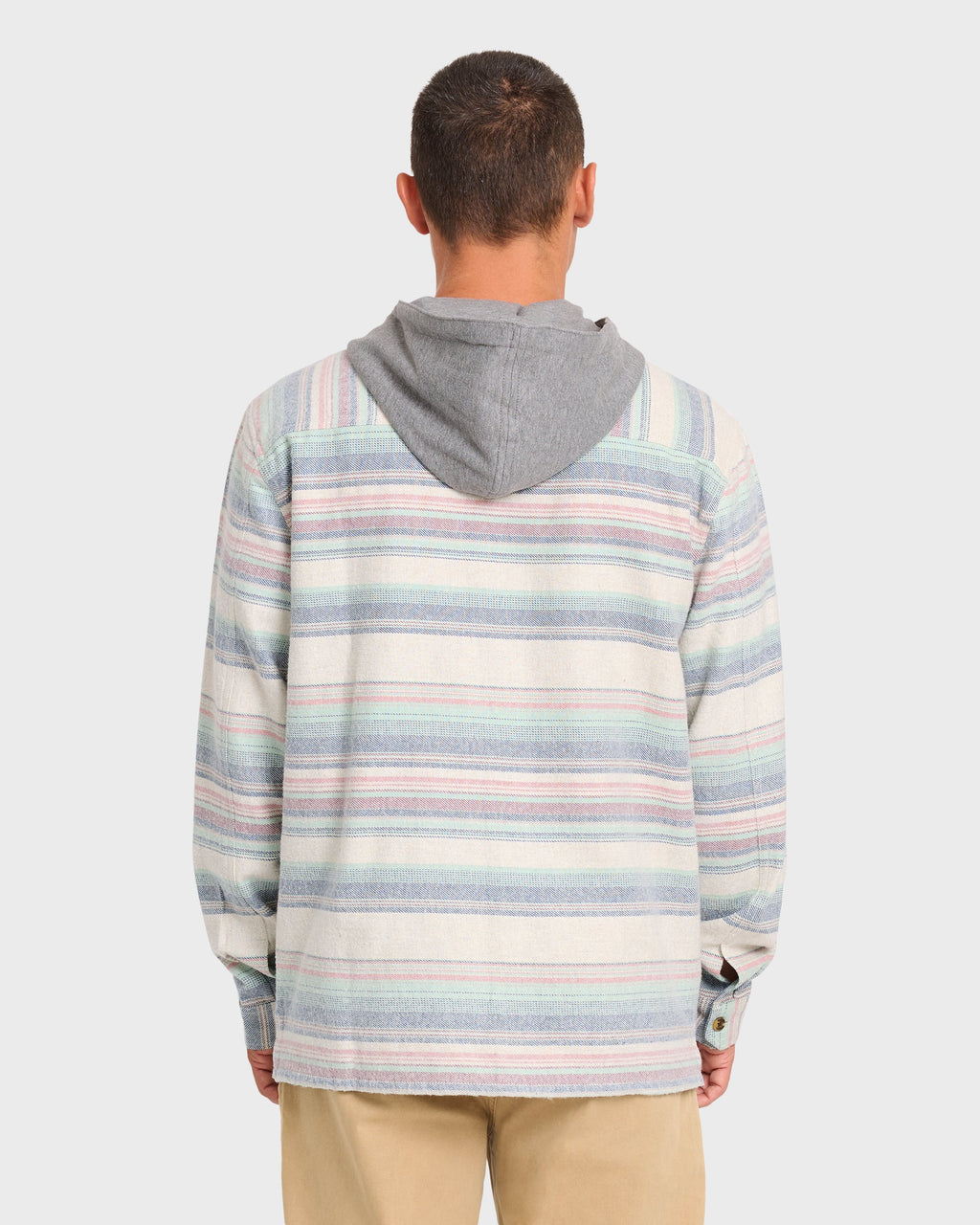 Baja Long Sleeve Flannel Shirt - Oatmeal