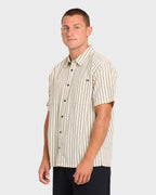Vista Short Sleeve Woven Shirt - Off White