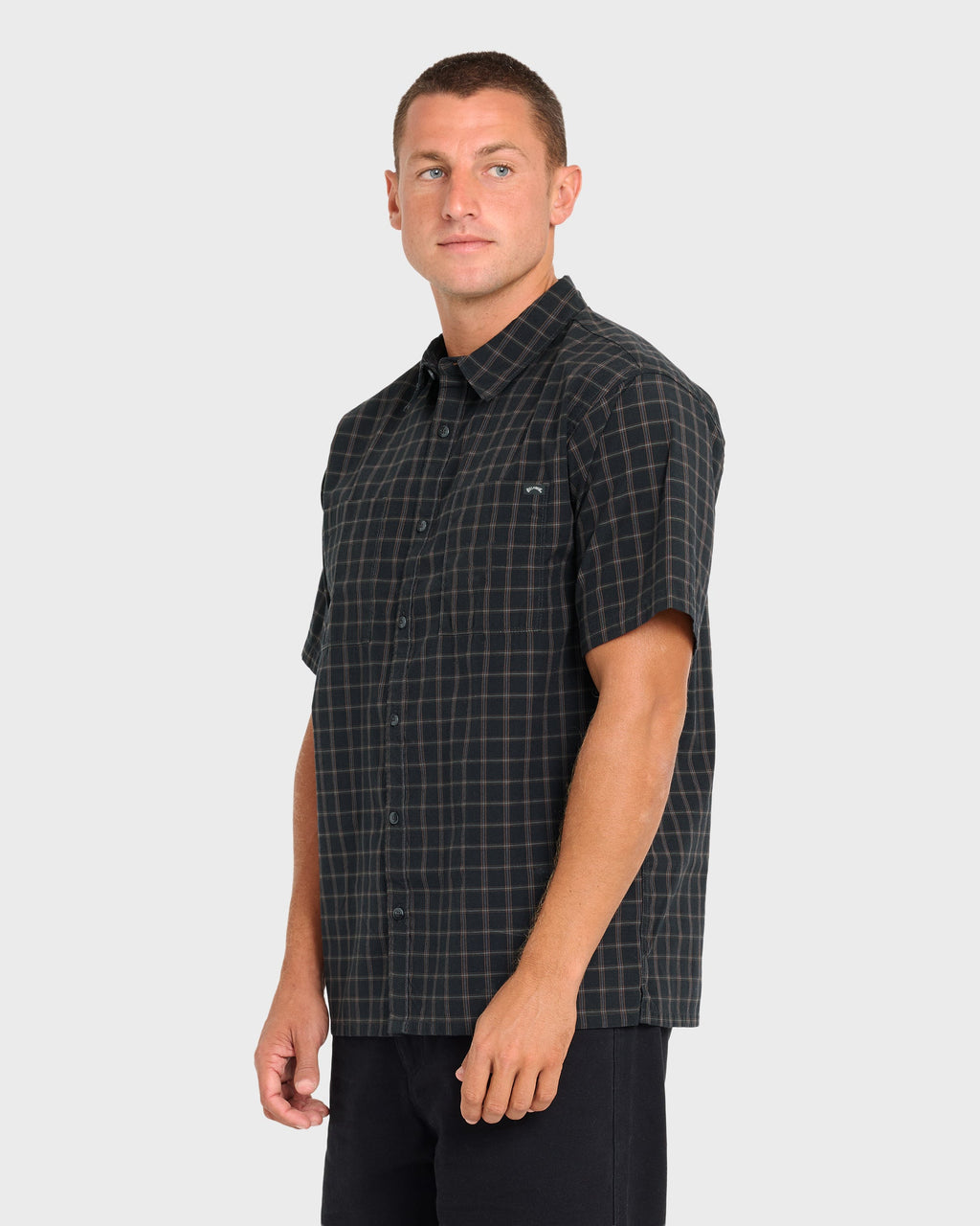 Vista Short Sleeve Woven Shirt - Phantom