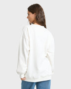 Seaside Panorama Crewneck Sweatshirt - Salt Crystal