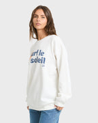 Seaside Panorama Crewneck Sweatshirt - Salt Crystal