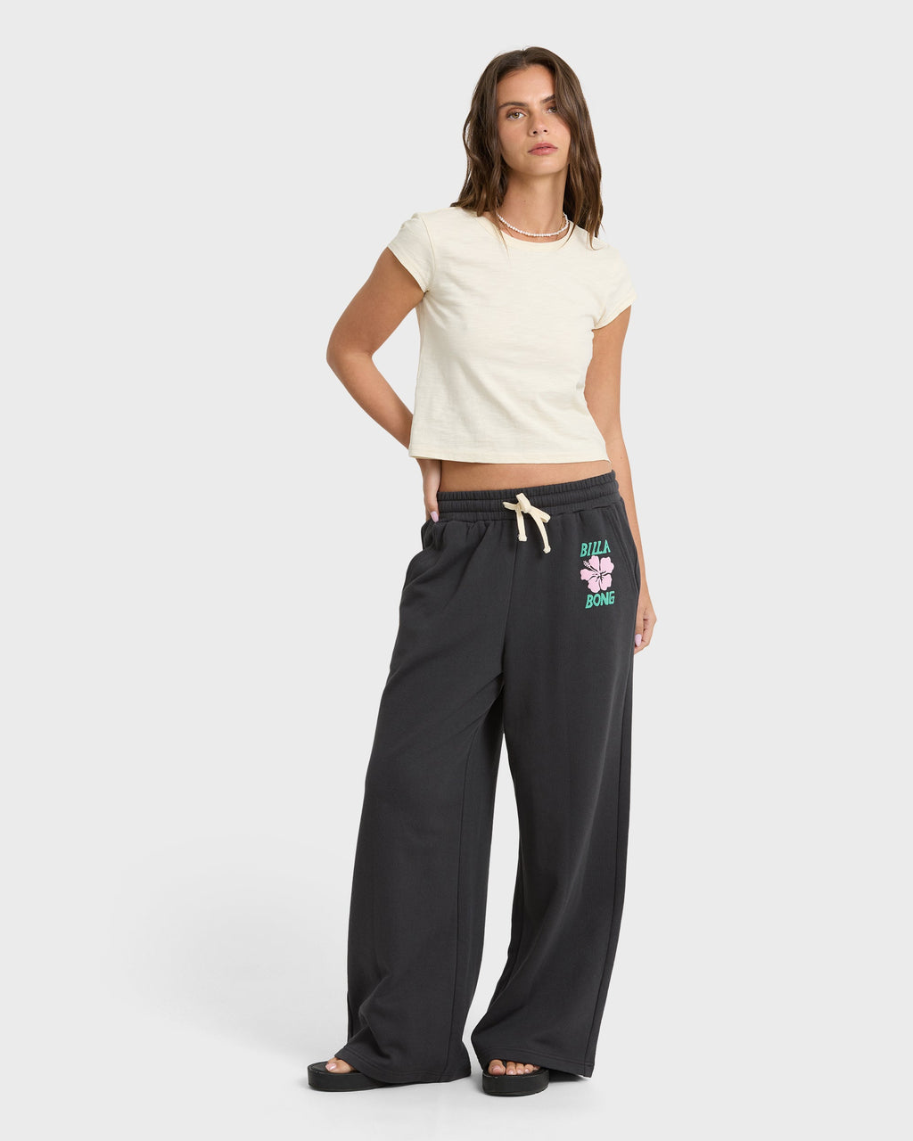 Midnight Session Fleece Pants - Off Black