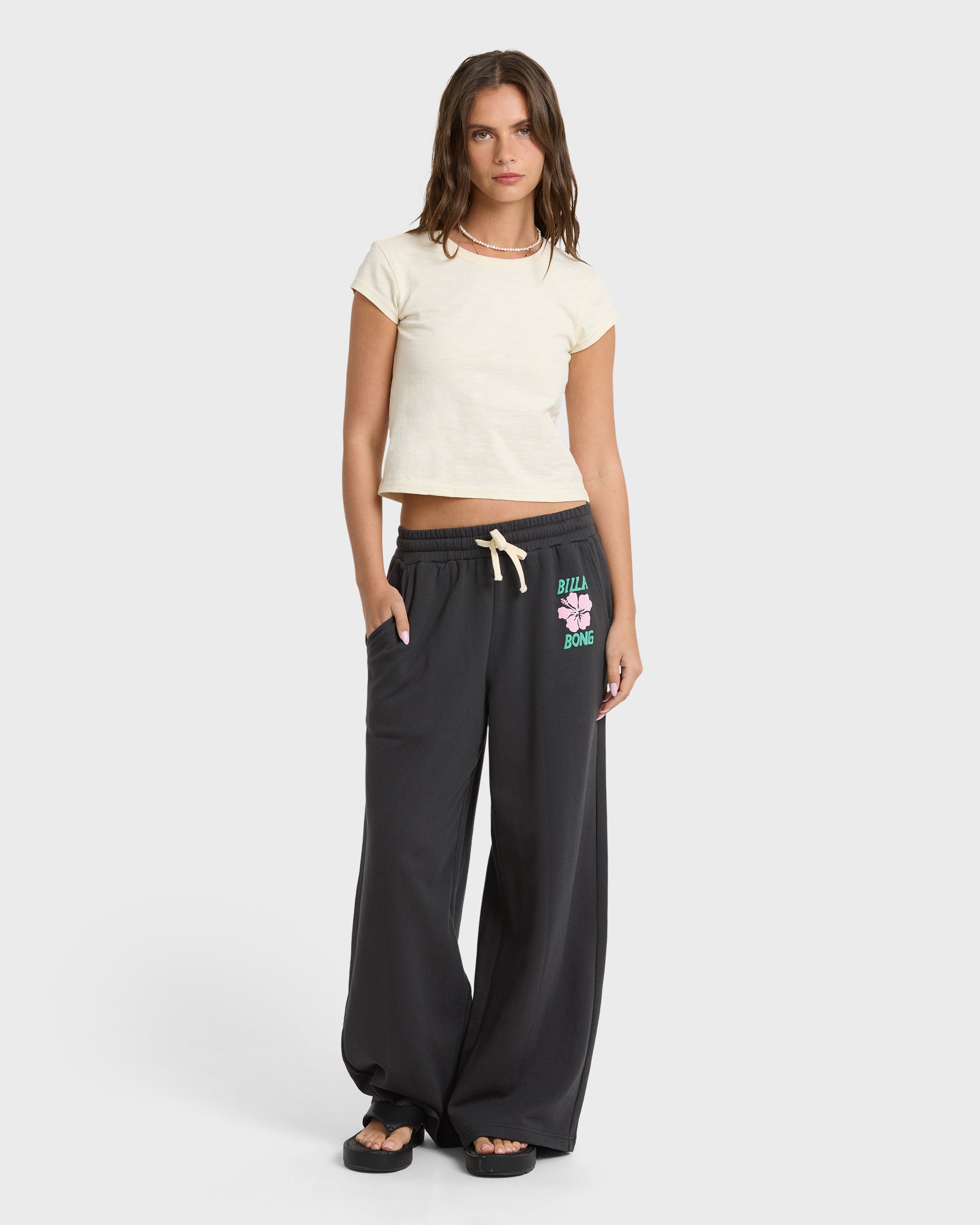 Midnight Session Fleece Pants - Off Black