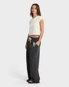 Midnight Session Fleece Pants - Off Black