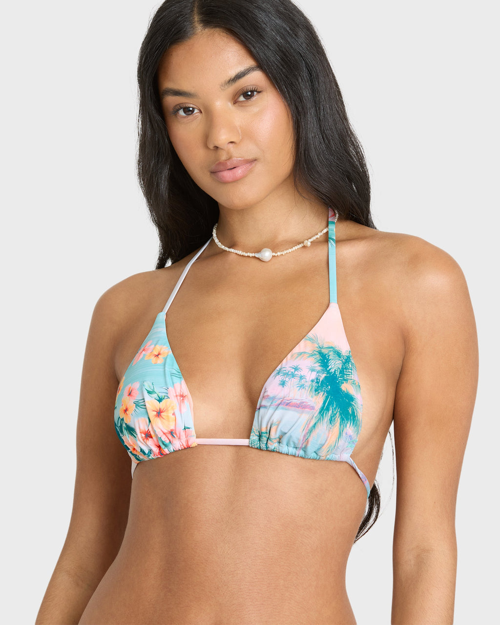 Palm Bay Remi Slide Triangle Bikini Top - Waterfall