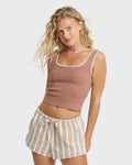 Shell Time Tank Top - Sugar Almond