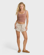 Shell Time Tank Top - Sugar Almond