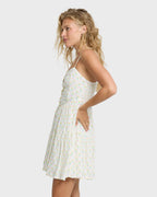 Prairie Days Mini Dress - Salt Crystal