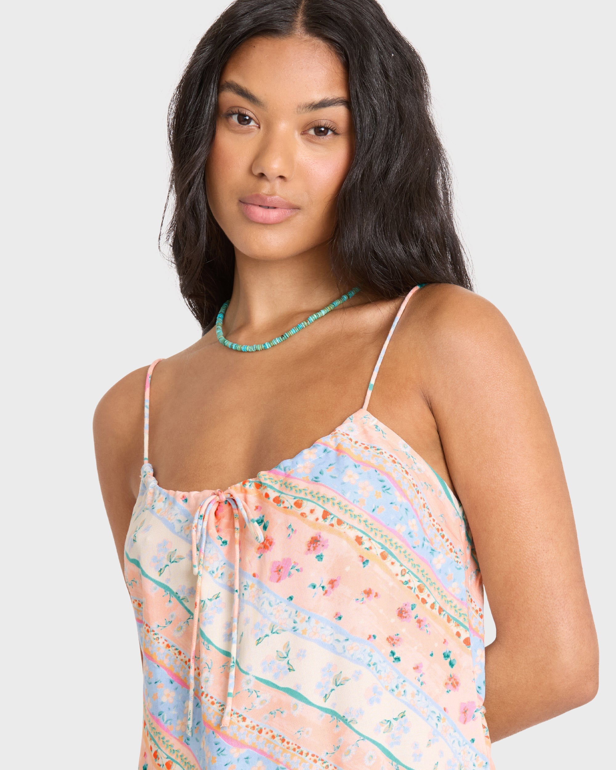 So Simple Mini Dress - Pale Peach