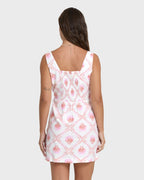 Sunlit Sky Mini Dress - Salt Crystal