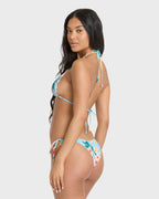Palm Bay Tie Side Dippi Skimpy Bikini Bottoms - Waterfall