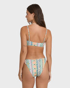 Tide Pool Maui Medium Bikini Bottoms - Light Blue Multi