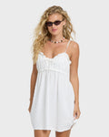 Jia Knit Mini Dress - Salt Crystal