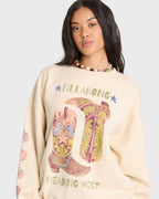Ride In Crewneck Sweatshirt - White Cap