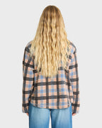 Adventure Division Breezy Fleece Shacket - Blue Bell