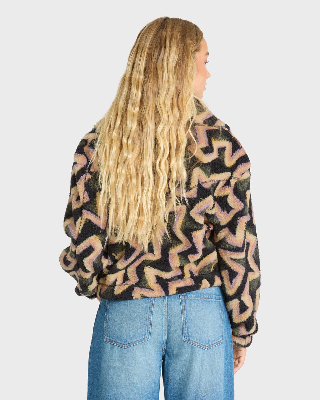 Barra Sherpa Half-Zip Sweatshirt - Black Sands