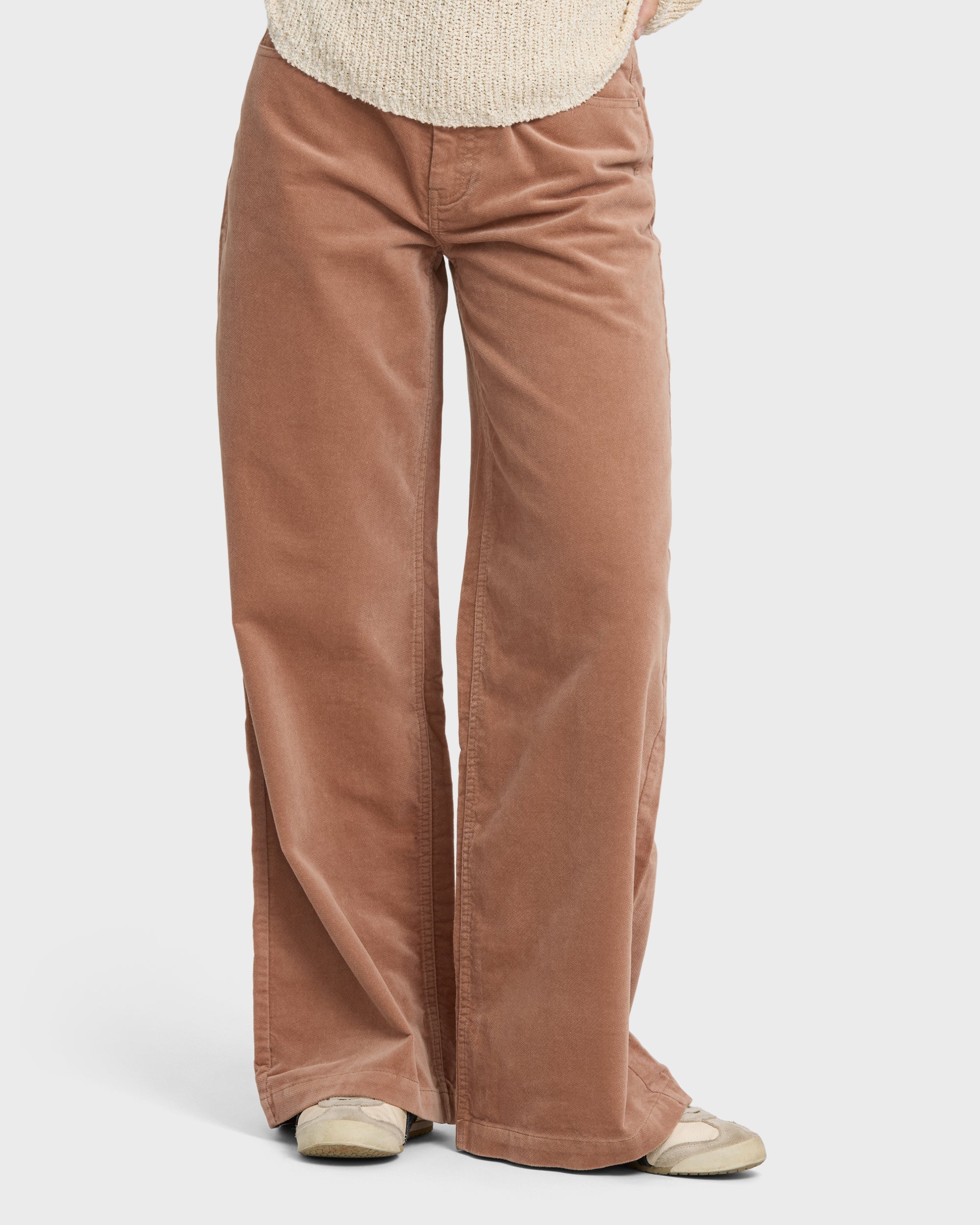 Uncut Cord Pants - Sugar Almond