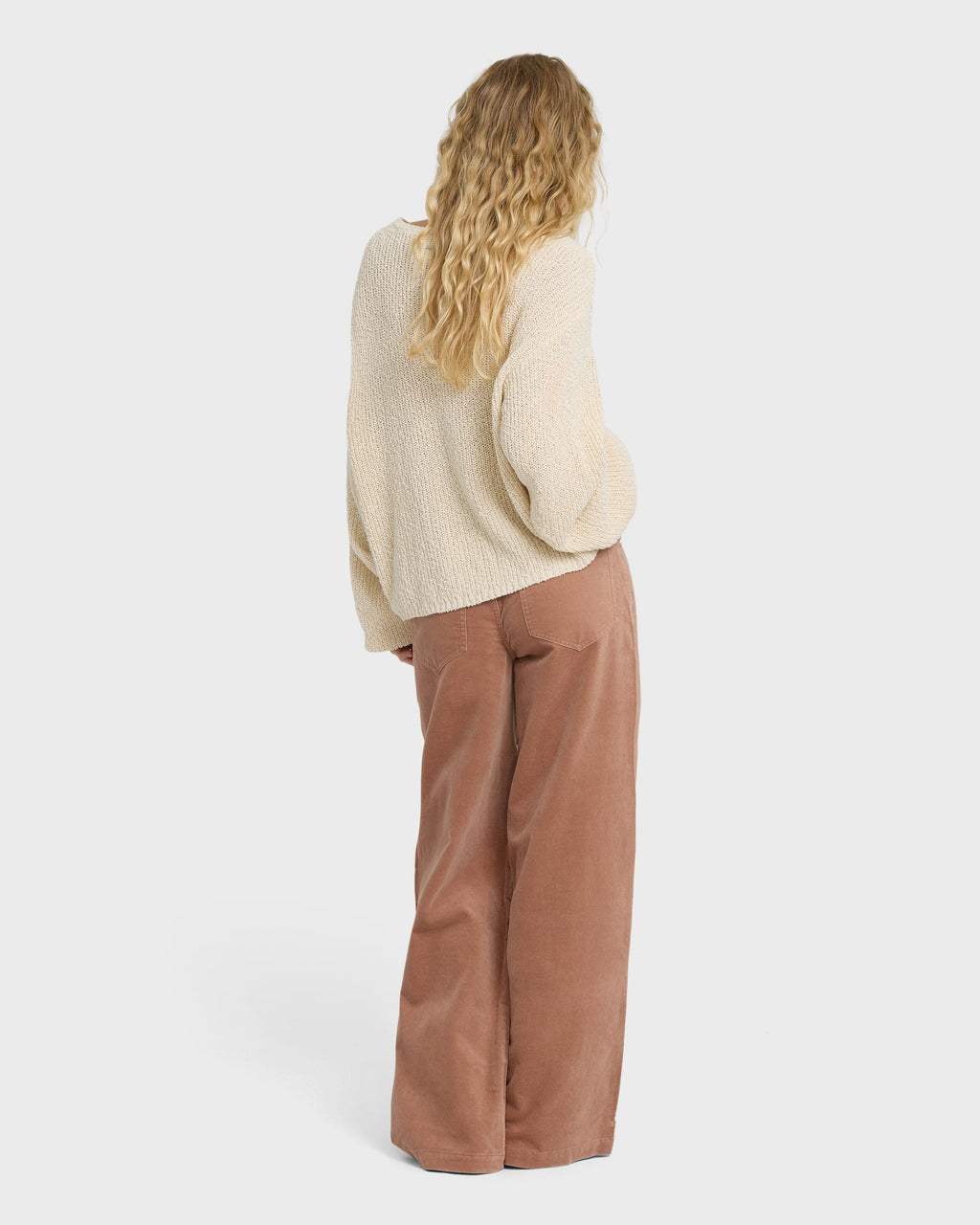 Uncut Cord Pants - Sugar Almond