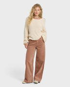 Uncut Cord Pants - Sugar Almond