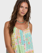 Perla Maxi Dress - White Multi