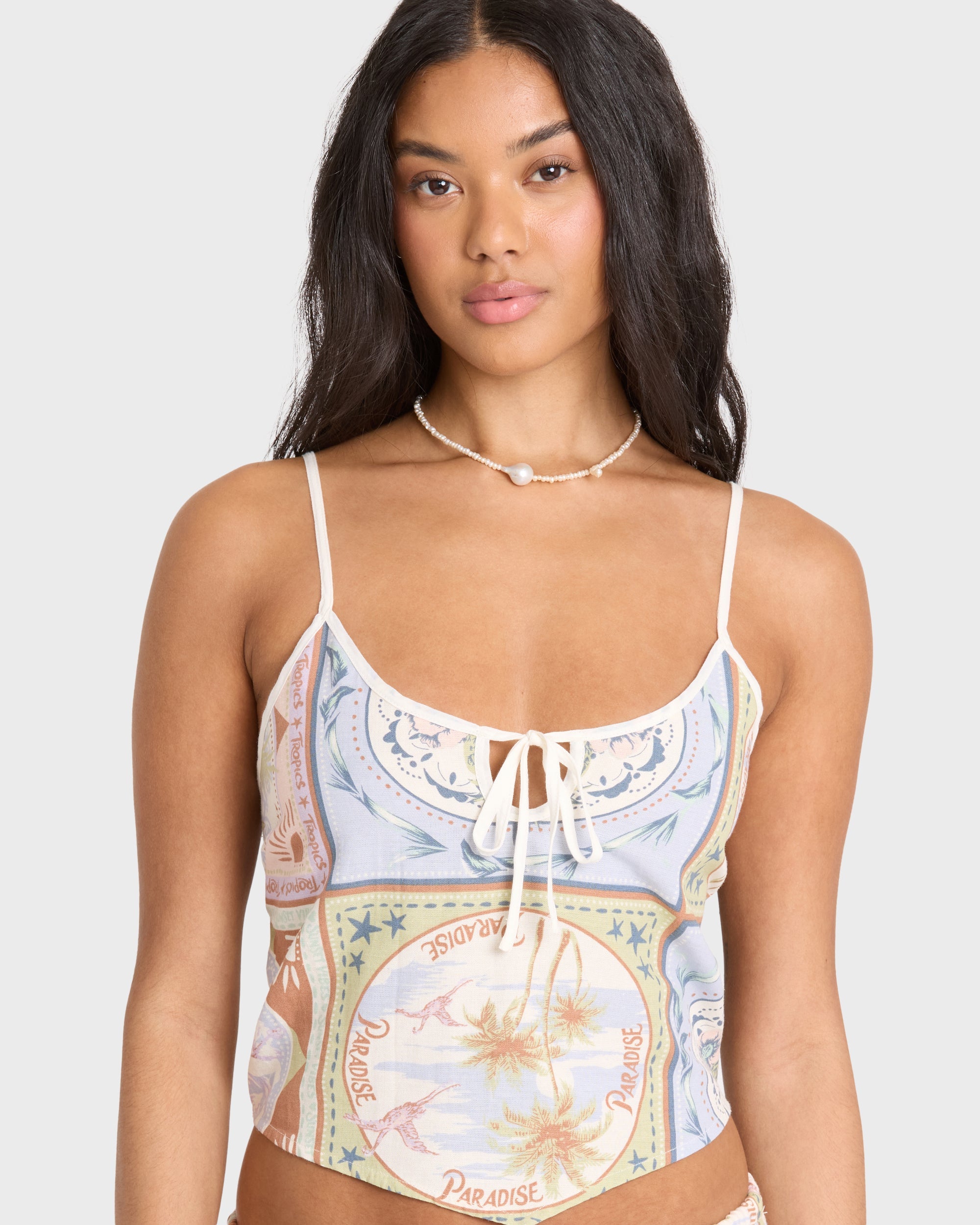 Into The Sun Tank Top - White Cap
