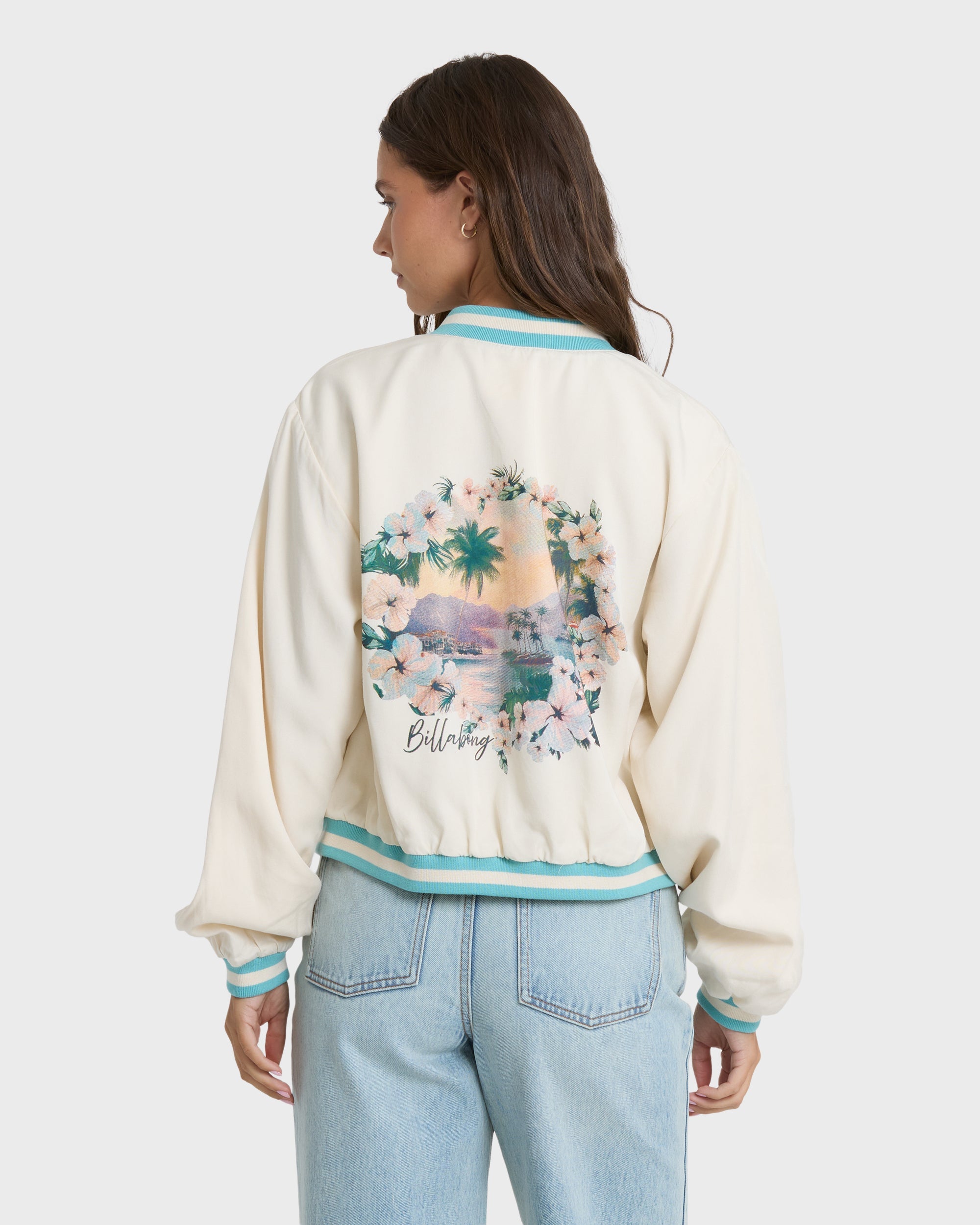 Sea Friends Bomber Jacket - White Cap