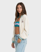 Sea Friends Bomber Jacket - White Cap