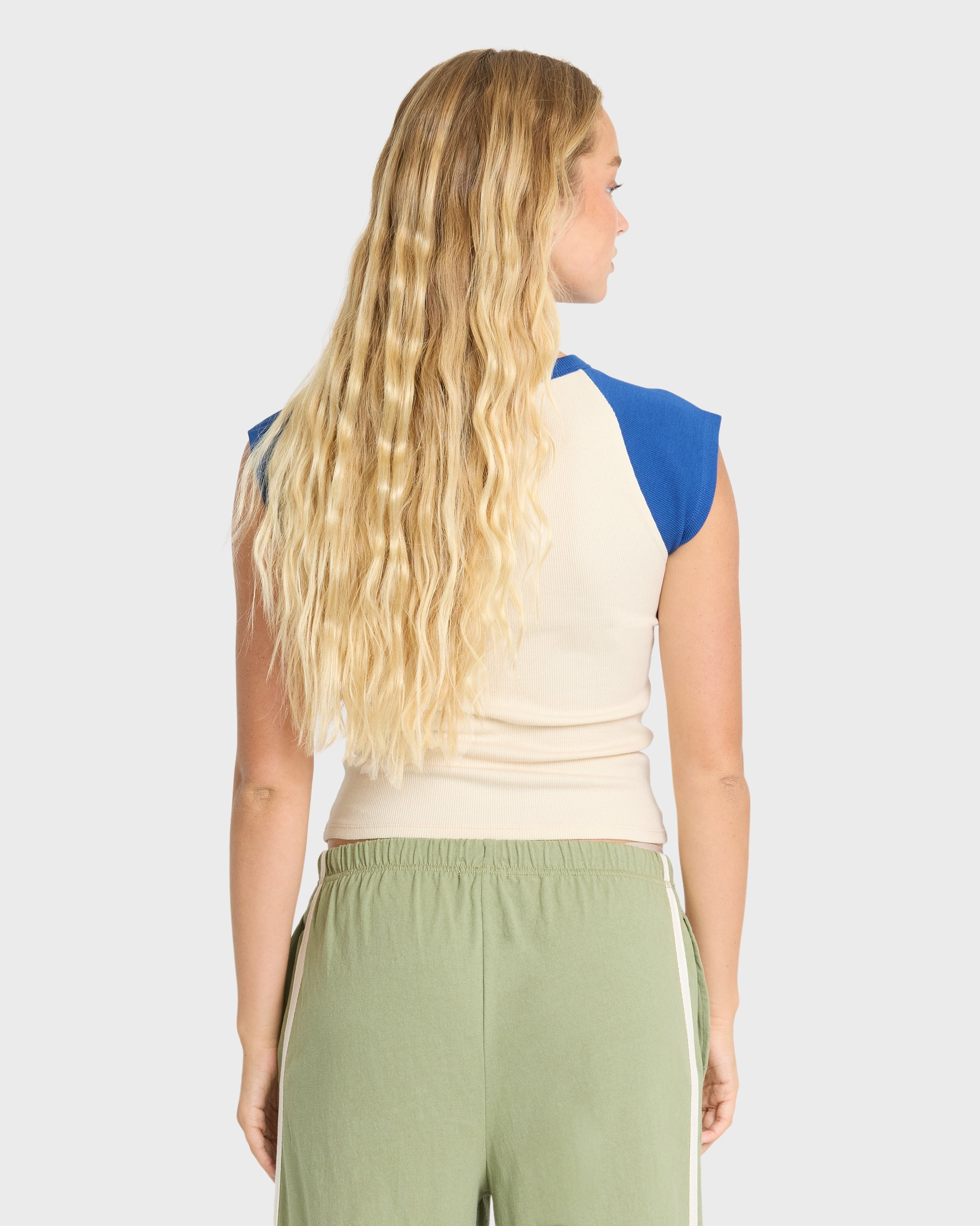 Surf Camp Short Sleeve Knit Raglan T-Shirt - True Navy