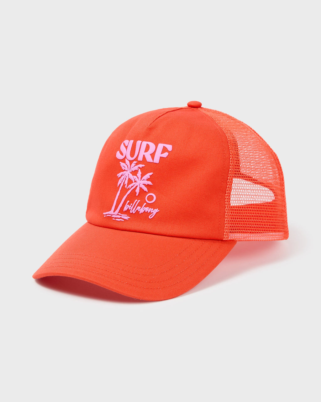 Sunday Trucker Hat - Vermillion Orange