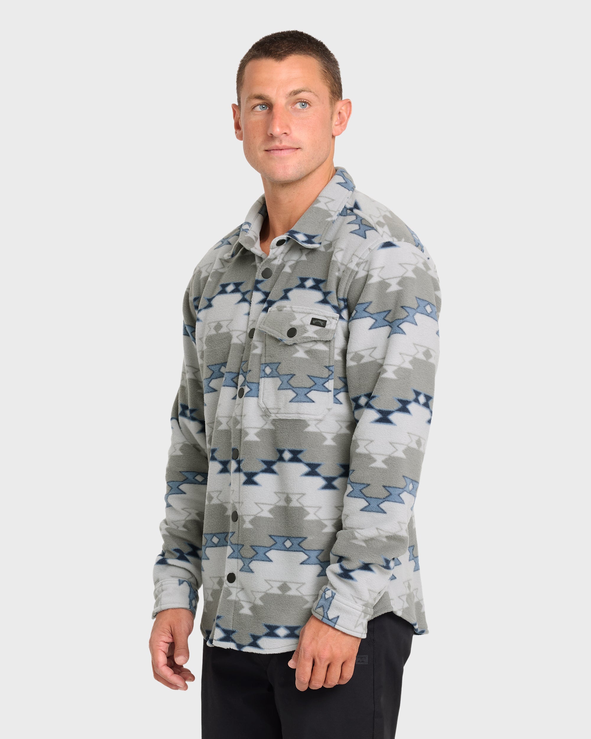 Furnace Long Sleeve Flannel Shirt - Alloy