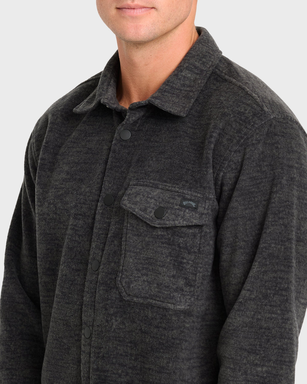Furnace Long Sleeve Flannel Shirt - Black